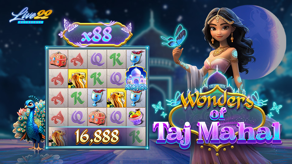 Live22 Unveils Enchanting New Slot – 7 Wonders: Taj Mahal