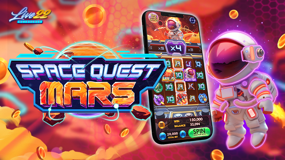 Live22 Launches Interstellar New Slot Space Quest: Mars