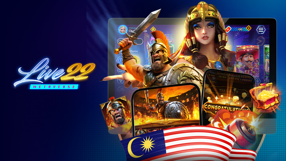 How to Choose a Trusted Online Slot Platform in Malaysia Graphic displaying Live22 slot games, representing a trusted online slot platform in Malaysia.