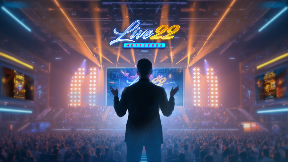 900×600 (1) Live22 at the ICE Barcelona large convention, with interactive screens displaying new games.