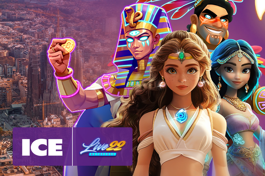 900×600 (2) Live22 iGaming solutions and slot games showcased at the ICE Barcelona industry event.