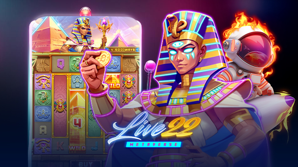 960×540 A vibrant image of a smartphone displaying an online slot games interface with gold coins and lucky symbols.