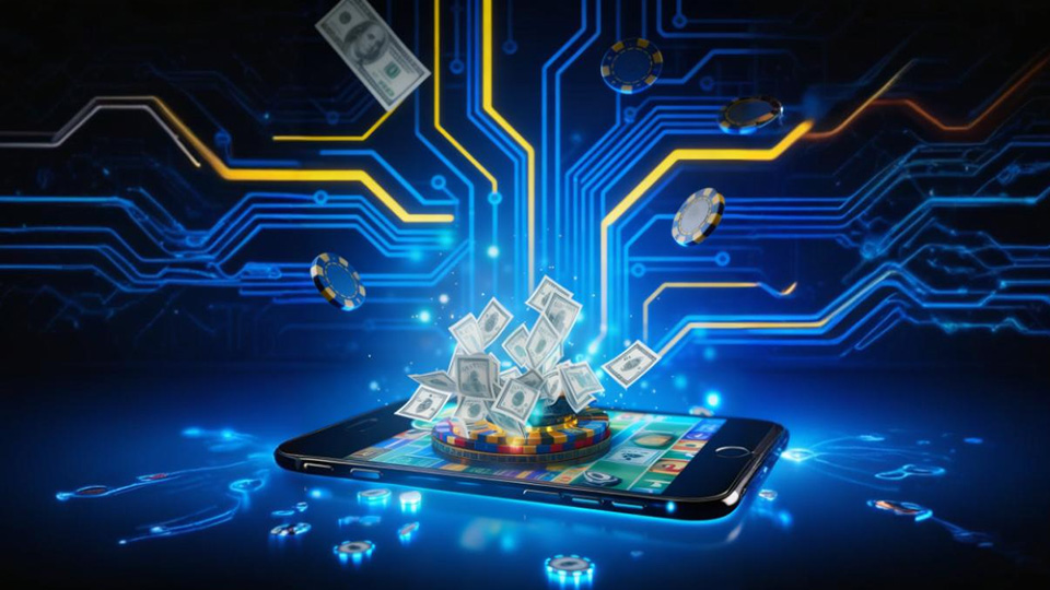 Live22 SEO Article 2_960 x 540 A graphic illustrating the configuration of a payline in online slots, showing winning combinations.