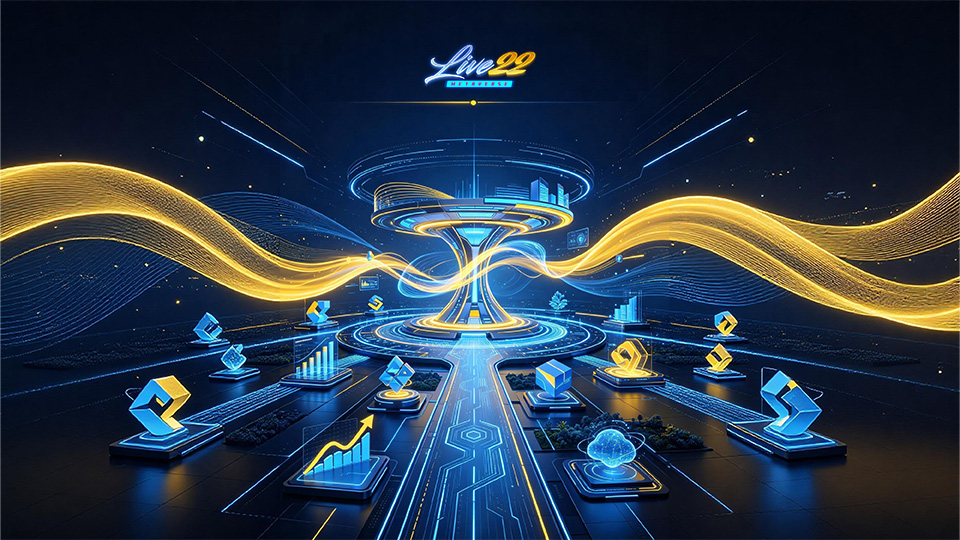 A modern digital dashboard representing a flexible iGaming platform supplier interface with modular widgets and data analytics.